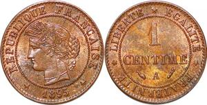 P1852 France 1 Centime Cérès 1897 A Paris FDC - Faire Offre