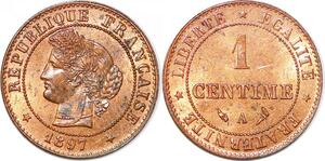 P1854 France 1 Centime Cérès 1897 A Paris FDC - Faire Offre