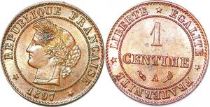 P1859 France 1 Centime Cérès 1897 A Paris FDC Un Bijou !! - Faire Offre