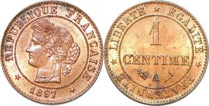 P1860 France 1 Centime Cérès 1897 A Paris FDC Un Bijou !! - Faire Offre
