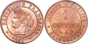 P1861 France 1 Centime Cérès 1897 A Paris FDC Un Bijou !! - Faire Offre