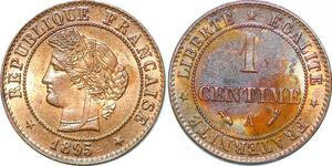 P1877 France 1 Centime Cérès 1895 A Paris FDC Un Bijou !! - Faire Offre