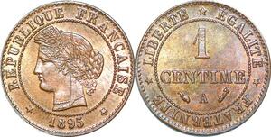 P1881 France 1 Centime Cérès 1895 A Paris SPL Un Bijou !! - Faire Offre