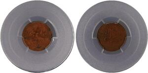 P1924 Morocco Pattern 1/2 Falus Moulay Al-Hasan I AH1306 1888 Fès PCGS MS62