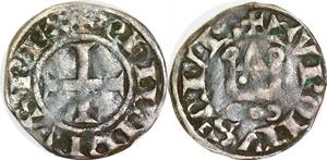 P1946 Rare France Denier Tournois Philippe VI 1293 1350 Philippvs Rex Tvronvs Civis Argent