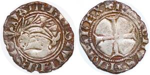 P1960 Rare France Denier Dauphiné Charles VII Dauphin du Viennois 1500 1558 ->Faire offre