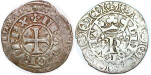 P1979 Rare France Charles V Blanc au K 20/04/1365 ->Make offer