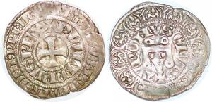 P1983 Rare France Maille Philippe IV Philippvs Rex O Large Ciani 207 Argent ->F offre