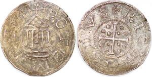 P1993 Inedit ! France Denier Richardvs Rotomaevs Rouen Normandy 1031 Argent UNC SPL