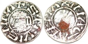 P1997 France Denier Dauphiné Vienne Anonyme Viennois c 1200-1250 Argent ->F offre