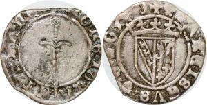 P2015 Tres Rare France Lorraine Demi Gros Lothringen Francois I 1544 Argent