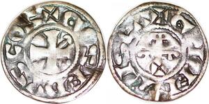 P2021 France Berri Denier Comté de Gien Geoffroi II 1158 1186 Argent ->Faire offre