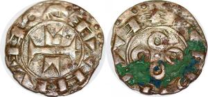 P2025 France Denier Counts Bishops Maguelonne 1200 1400 Argent ->Faire offre