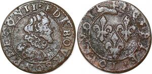 P2046 France Double Tournois Château-Regnault Francois de Bourbon Conti 1558 1614 >Faire offre