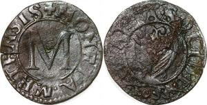 P2065 France Liard Les trois évêchés Metz de billon 1655 Moneta Metensis ->Faire offre