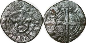 P2066 Rare France R2 Obole Tournois Couronne Louis XI 1423 1483 2e type lis initiaux ->M offer