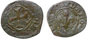 P2070 Rare France Obole Tournois Charles VI 1re émission 1385 ->Faire offre