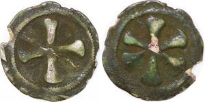 P2073 France Le Puy en Velay Denier Blanc Anonymes Blanc début XIVe  ->Faire offre