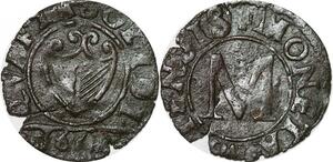 P2084 France Metz Liard Les Trois Evêchés billon 1655 Moneta Metensis ->Faire offre