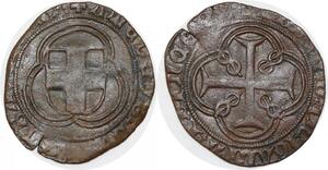 P2099 Tres Rare France Comté Duché Savoie Parpaiolle Double Blanc Amedee Cornavin SUP