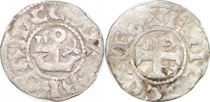 P2110 France Anjou Denier Foulques V et Geoffroi IV Angers Fvlco comes ->Faire offre