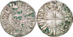 P2125 France Denier Barbarin Limousin ST Martial Abbaye Limoges 1106-1150/60 SUP !!