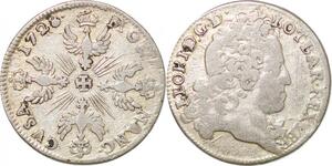 P2131 Rare Masson de 12 sous Duché Lorraine Léopold 1728 Nancy Argent >M offer