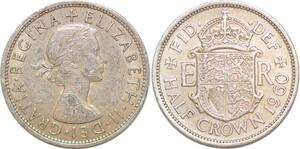 P2136 United Kingdom 1/2 Crown Elizabeth II 1960 ->Make offer