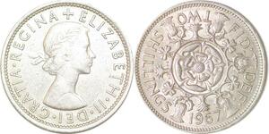 P2137 United Kingdom 2 Shillings Elizabeth II 1967 ->Make offer