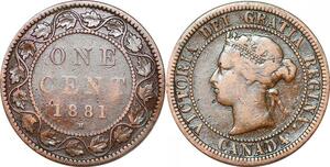 P2173 Canada Cent Victoria 1881 H Heaton ->Make offer