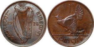 P2182 Ireland Pingin Irish harp 1928 ->Make offer