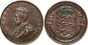 P2188 Jersey 1/24 Shilling George V 1923 AU ->Make offer