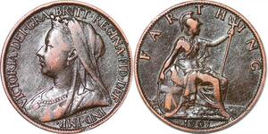 P2280 Great Britain Farthing Victoria 1901 ->Make offer