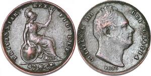 P2283 Great Britain Farthing William IV 1835 ->Make offer