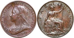 P2303 Great Britain Farthing Victoria 1899 ->Make offer