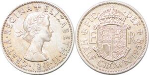 P2344 UK Half Crown Elizabeth II 1958 AU ->Make offer