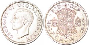 P2346 UK Half Crown George VI 1949 AU ->Make offer