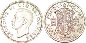 P2347 UK Half Crown George VI 1948 AU ->Make offer