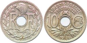 P2379 France 10 Centimes Lindauer 1926 Splendide ->Faire offre