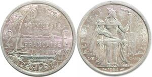 P2383 Polynésie Française 2 Francs 1984 SPL ->Faire offre