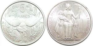 P2388 Nouvelle Calédonie 5 Francs 1952 FDC ->Faire offre