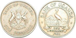 P2420 Uganda Bank One Shilling 1968 ->Make offer