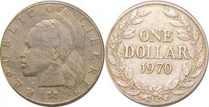P2422 Liberia Dollar 1970 ->Make offer