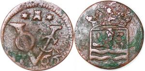 P2452 Netherlands East Indies Duit 1766 VOC ->Make offer