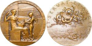 P2488 France Médaille Art Agents de Change Bourse Paris 1898 Roty Splendide ->F offre