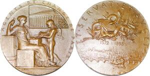 P2497 France Médaille Art Agents de Change Bourse Paris 1898 Roty Splendide ->F offre