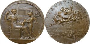 P2500 France Médaille Art Agents de Change Bourse Paris 1898 Roty Splendide ->F offre