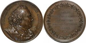 P2527 France Médaille Jean Francois Ducis Versaille 1733 Michaut 1828 Desnoyerss SPL