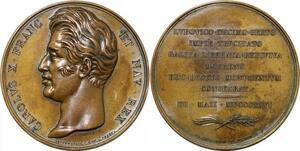 P2544 France Charles X mémoire Louis XVI 1826 Decimo Sexto Depaulis Desnoyers SUP