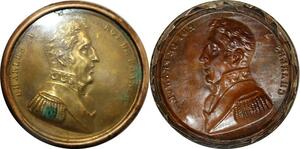 P2608 Rare France Epreuve Uniface Charles X Roi de France Desnoyers SUP